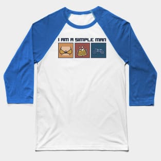 I am a simple man dirt bike shirt Baseball T-Shirt